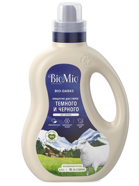 Paltar yumaq üçün gel BioMio, qara və tünd paltarlar üçün, avtomat, 900 ml — Bakı