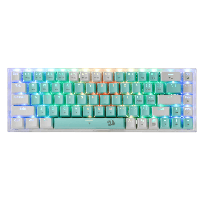 Redragon Castor K631 PRO 65% Wireless RGB Gaming Keyboard K631RGB-PRO-GW — Kompüterlər və noutbuklar, Bakı