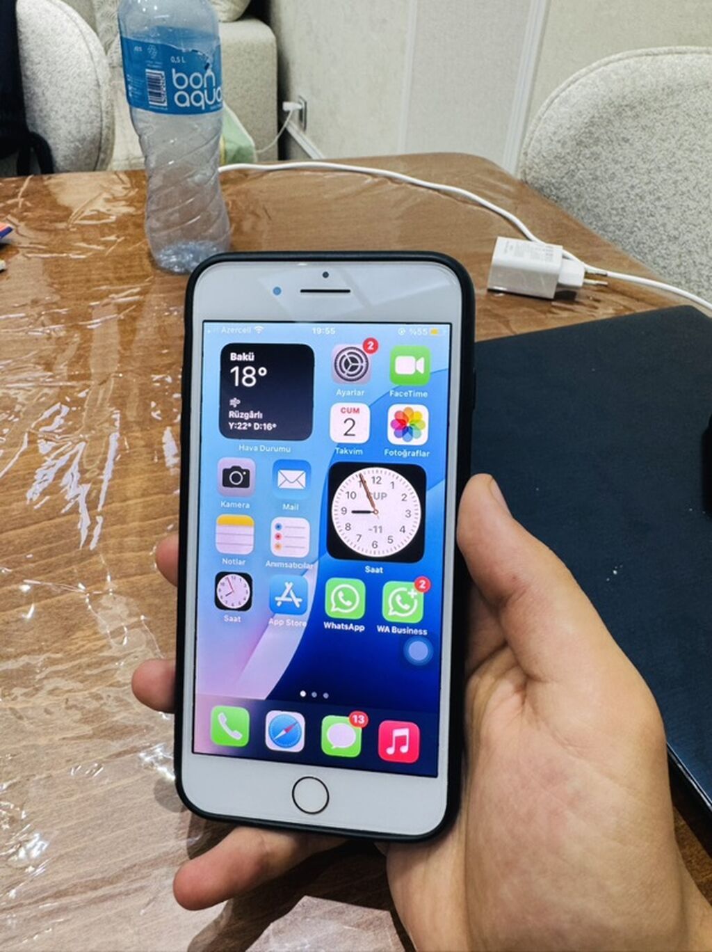 IPhone 8 Plus, 64 GB, Qızılı, Barmaq izi — Apple iPhone, Bakı (6)