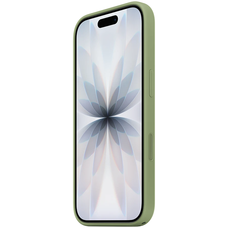 Silikon qoruyucu örtük Apple MagSafe ilə iPhone 17 üçün, Light Moss — Şarj cihazları, Bakı (2)