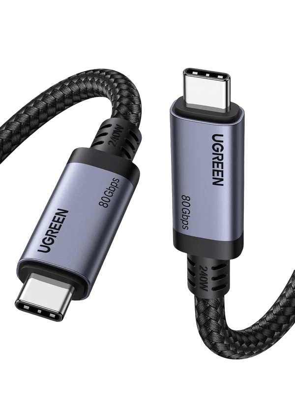 Kabel 65383 Ugreen Usb-c to Usb-c USB4 Gen4 80Gbps/240W/16K 60HZ Cable1m L706 — Kompüterlər və noutbuklar, Bakı