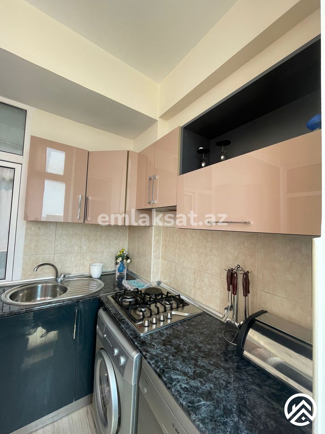Satılır 2 otaq yeni tikili 50 m², İnşaatçılar metrosu — Mənzil, Bakı (8)