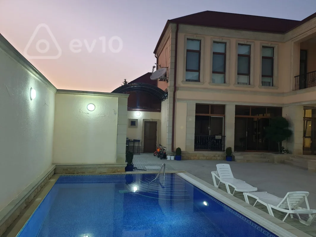 7 otaqlı həyət evi, 500 m², Mərdəkan Şossesi — Ev, villa, Bakı (6)