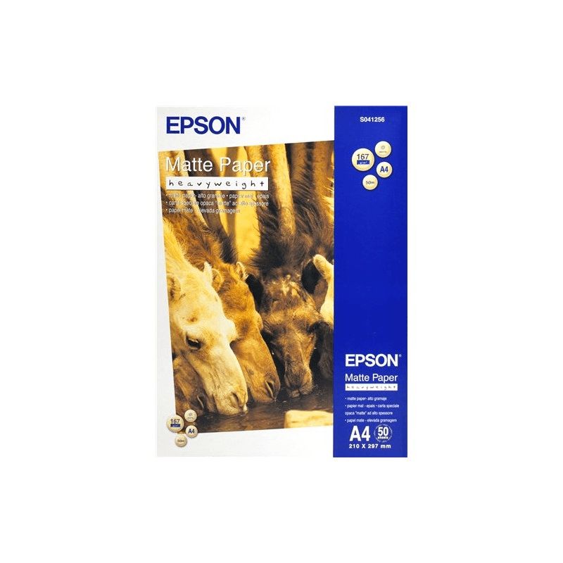 Rulon kağızı Epson Matte Paper-Heavyweight A4 C13S041256 — Printerləri, Bakı