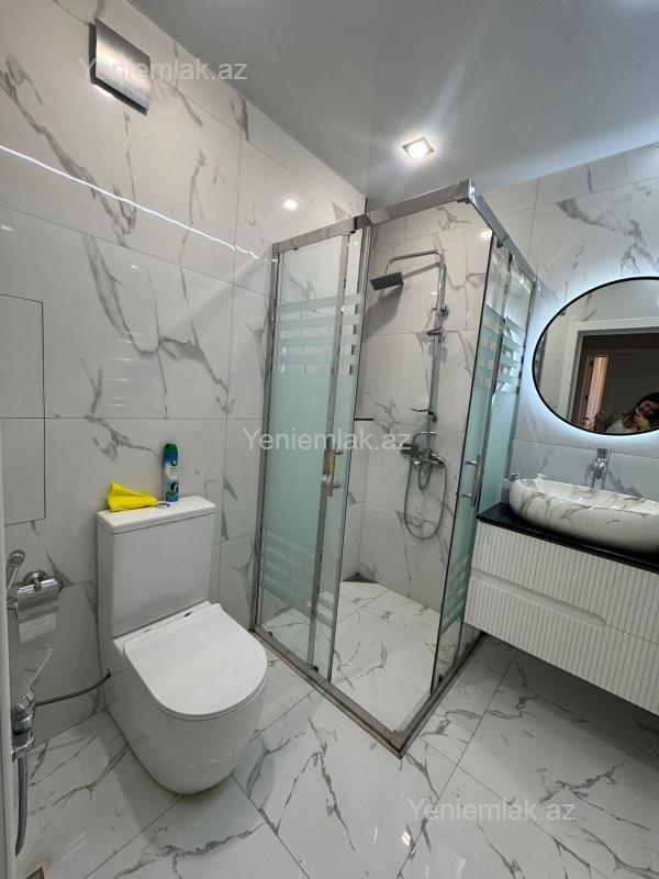 Kirayə 2 otaqlı Bina evi menzil (Yeni tikili), 80 m², Nəsimi rayonu — Mənzil, Bakı (9)