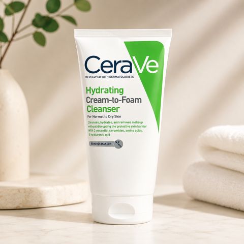 No Brand Hydrating Cream-to-Foam Cleanser, Nəmləndirici Üz Yuma Geli, 100 ml — Bakı
