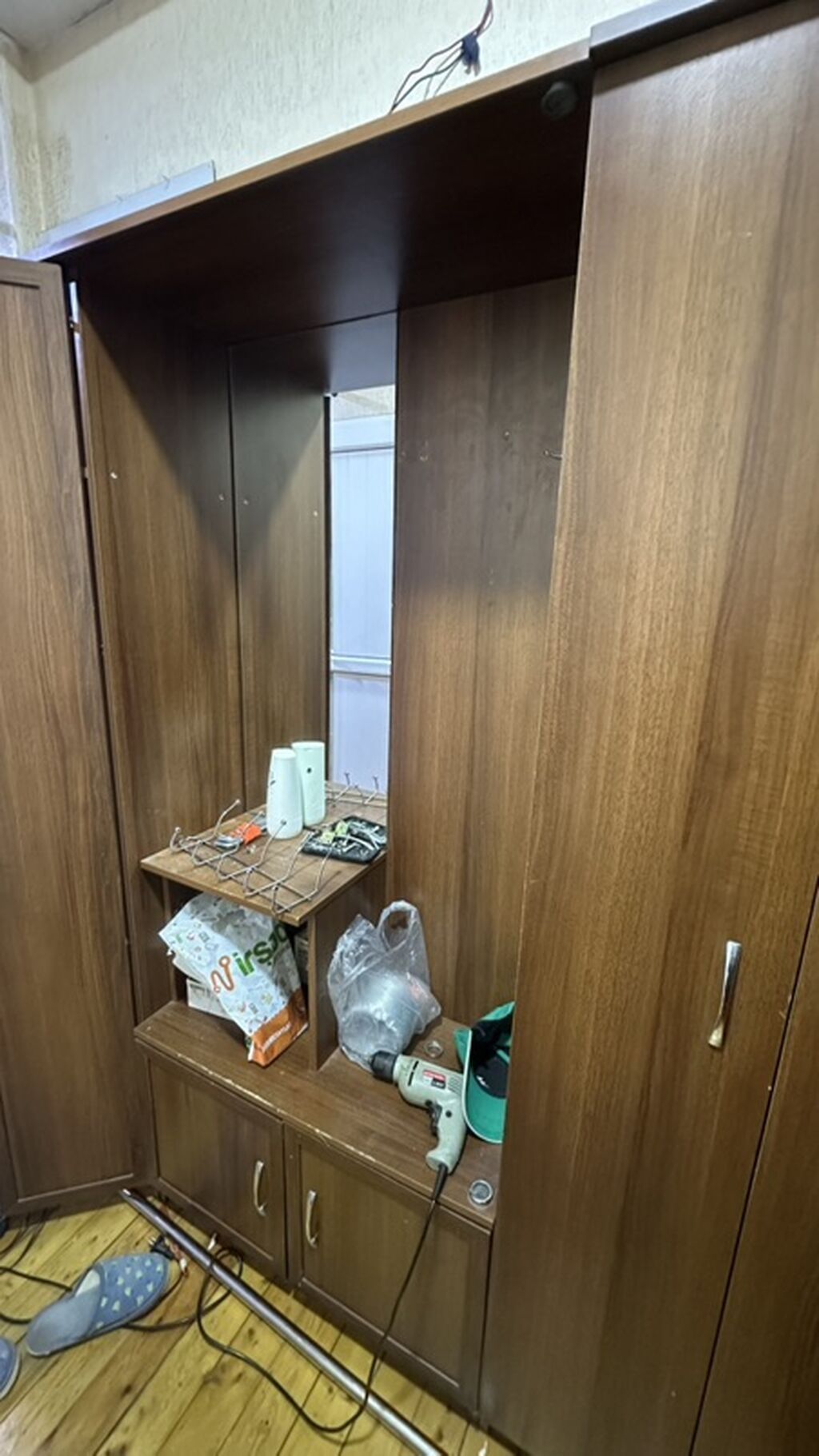 Dəhliz üçün çoxfunksiyalı giriş dolabı Ev temir olunur — Xol üçün, Bakı (2)