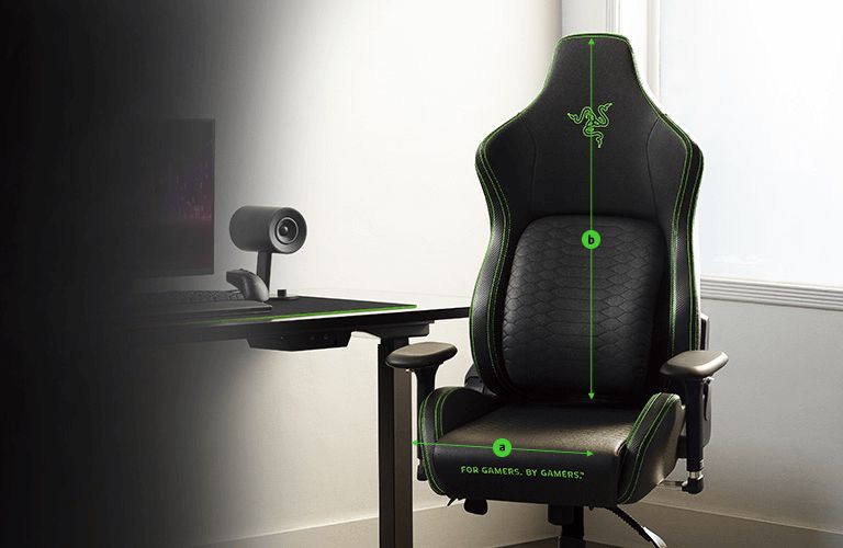 Oyun kreslosu Razer Iskur - XL - Gaming Chair With Built In Lumbar Support RZ38-03950100-R3G1 — Kompüterlər və noutbuklar, Bakı (3)