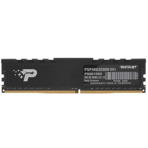 Operativ yaddaş - Patriot SL Premium DDR4 8GB 3200MHz Udımm with HS PSP48G320081H1 — Operativ yaddaş, Bakı