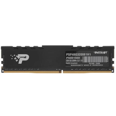 Operativ yaddaş - Patriot SL Premium DDR4 8GB 3200MHz Udımm with HS PSP48G320081H1 — Bakı