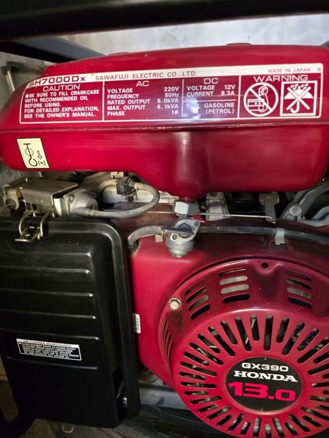 Sada Benzinli generator – Honda GX390 mühərrikli, Sawafuji Electric — Bakı