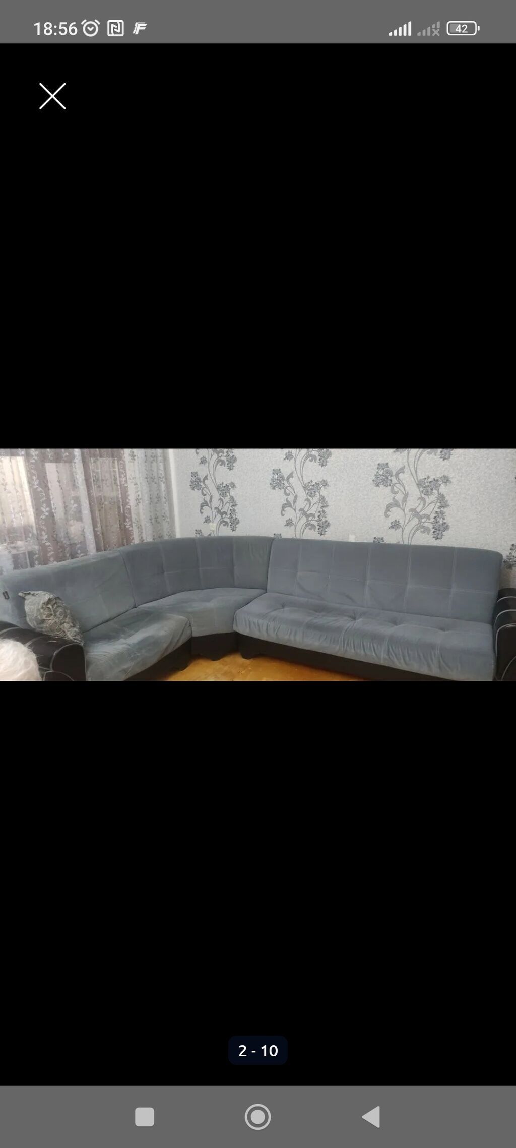 Künc divan, İşlənmiş, Açılmayan, Bazalı, Parça — Divanlər, Bakı (9)