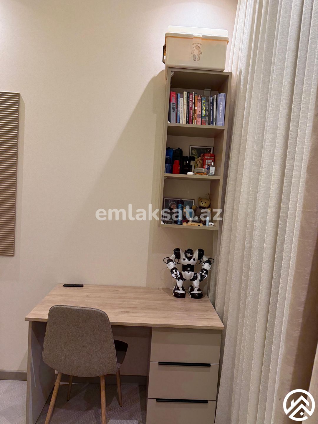 Kirayə (aylıq) 3 otaq yeni tikili 90 m², Elmlər akademiyası metrosu — Mənzil, Bakı (4)