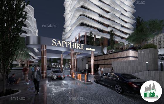 Satılır 1 otaqlı 64 m² yeni tikili Yasamal r — Mənzil (9)