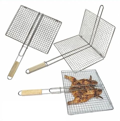 Barbekü toru 2662466, paslanmayan polad, 40x30 sm — Bakı
