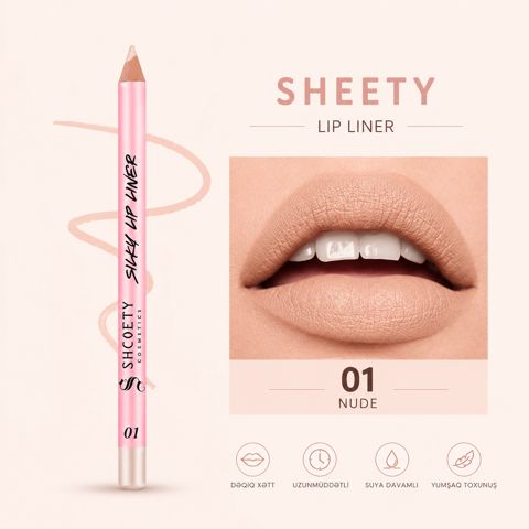 Dodaq üçün qələm Silky 01 Nude — Bakı