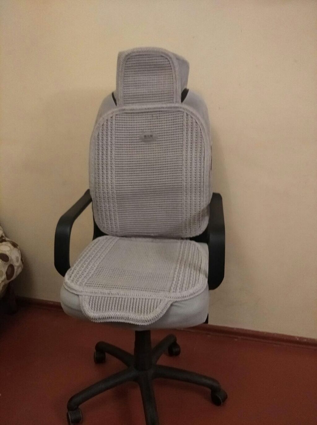 Ofis kreslosu üçün ortopedik oturacaq və bel dayağı örtüyü — Salon çəkiləri, Bakı (4)