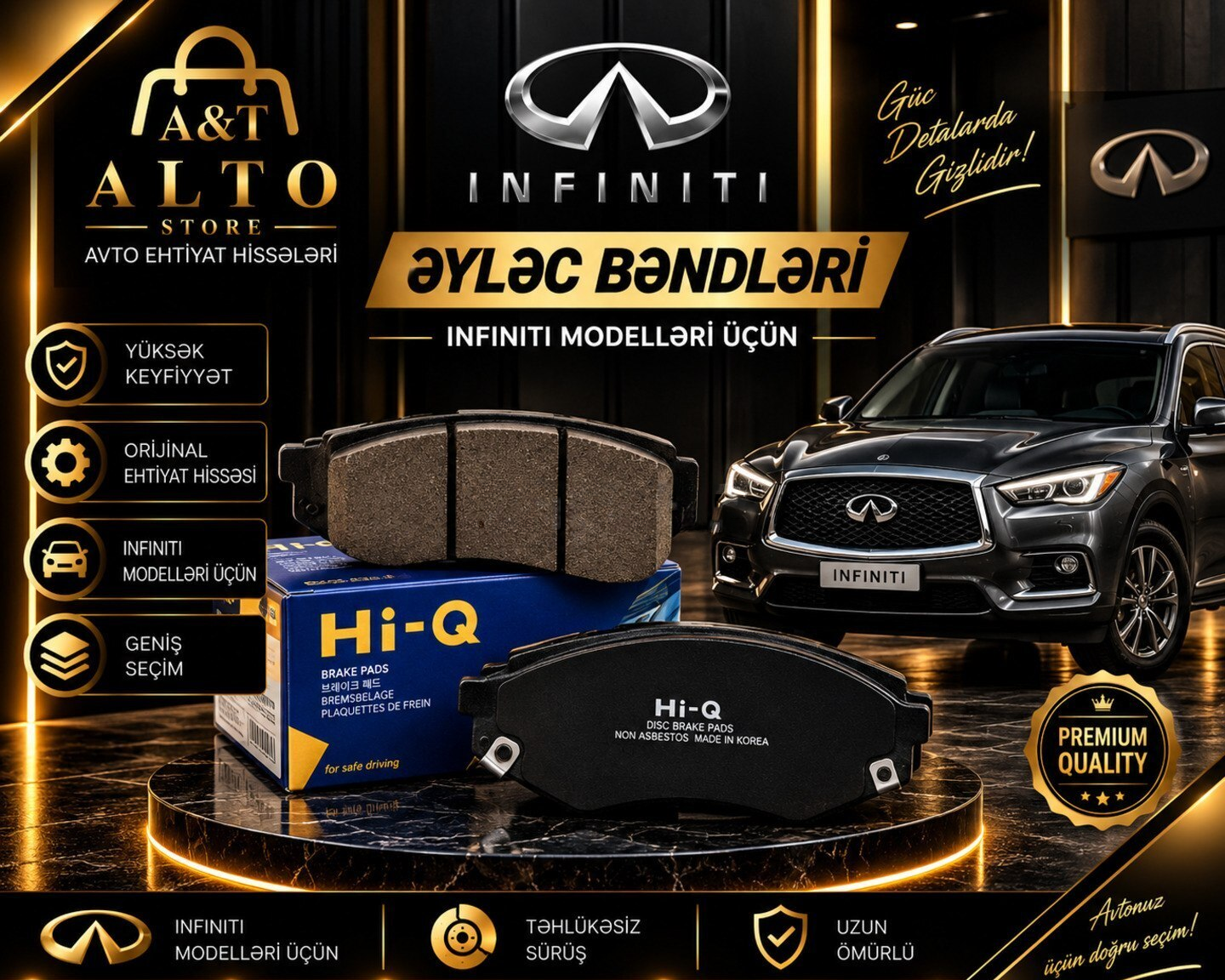 Əyləc bəndi Sangsin Hi-Q Infiniti üçün — Avto, Bakı