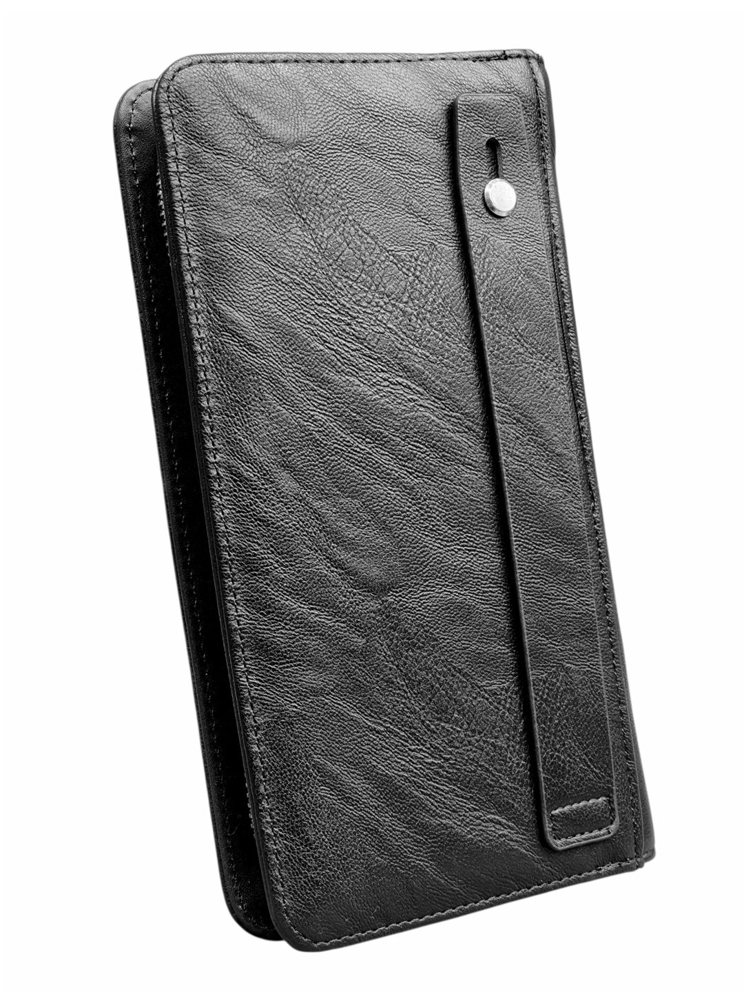 Uniseks poliuretan klatç, qara, 21.5x11 sm, 13 plastik kart bölməsi, Çin istehsalı - Boxiden_A251_Black — Mallar, Bakı (2)