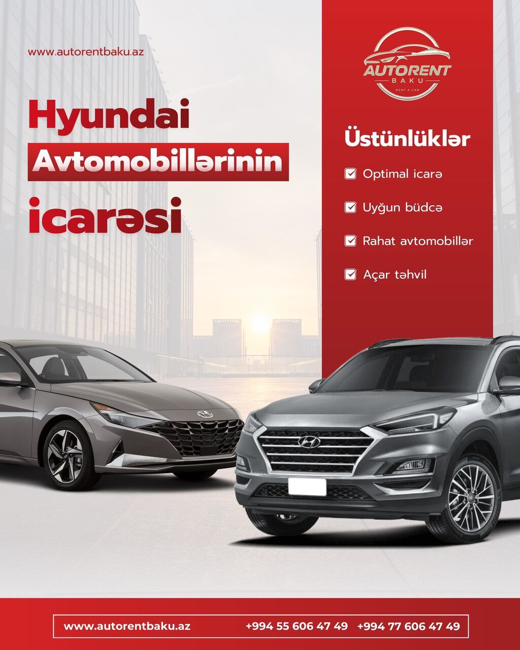 Günlük, Hyundai, Depozitsiz 77-VG-293 — Minik avtomobili icarəsi, Bakı (5)