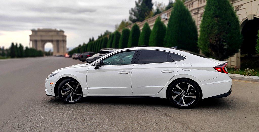 Hyundai Sonata, 1.6 L, 2022 il, 122 455 km — Avtomobillər, Gəncə (4)