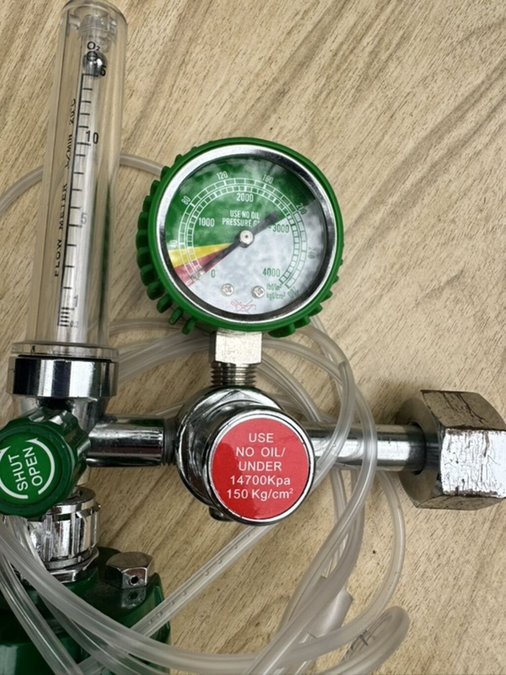 Məhsul: Oksigen balonu və regulyator-set Təsvir: - Mavi rəngli metal — Tibbi avadanlıqlar, Digah (2)