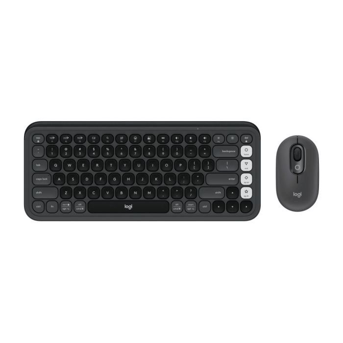Klaviatura Mouse dəsti Logıtech POP Icon Combo - Graphıte 920-013140 — Kompüterlər və noutbuklar, Bakı