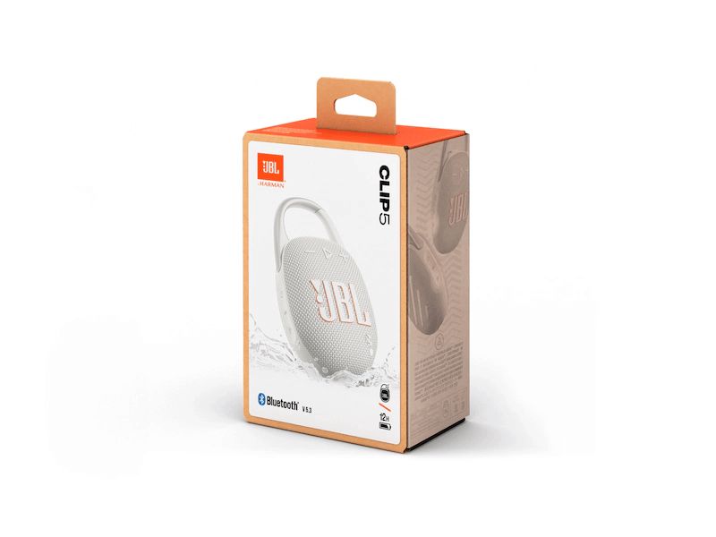 Portativ dinamik JBL Clıp 5 White JBLCLIP5WHT — Kompüterlər və noutbuklar, Bakı (3)