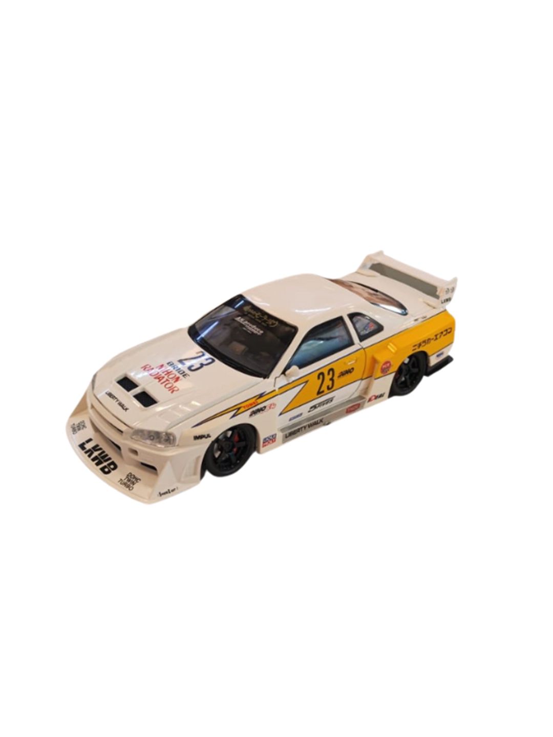 Dəmir maşın Nissan Skyline, diecast, ağ, 22 sm, kolleksiya üçün - Deicast2 — Mallar, Bakı