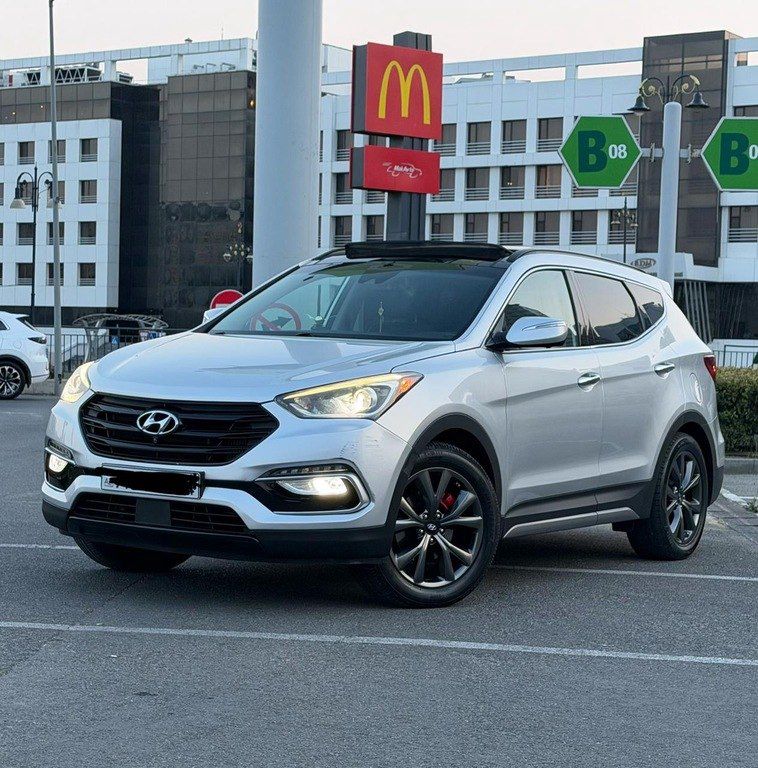 Hyundai Santa Fe, 3.3 L, 2017 il, 85 295 km — Avtomobillər, Bakı (3)