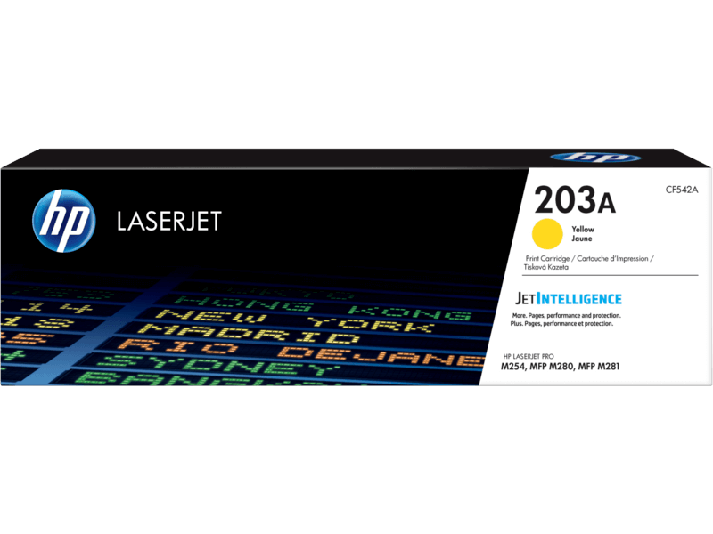 Kartric - HP 203A Yellow Original LaserJet Toner Cartridge CF542A — Printerləri, Bakı