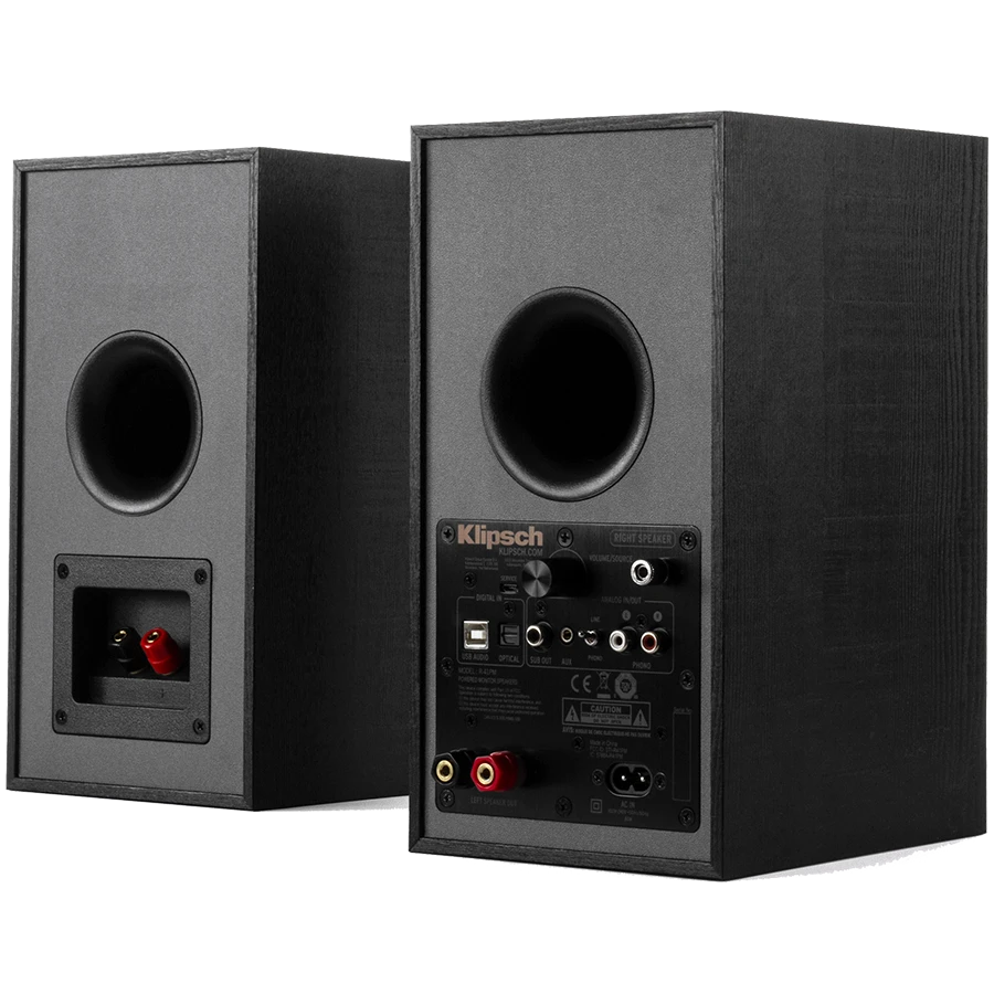 Klipsch Reference R-41PM Rəfüstü akustika, Qara, cüt — Ağıllı dinamiklər, Bakı (3)