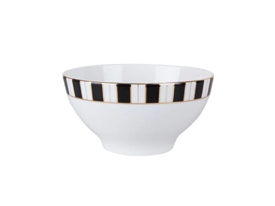 Kasa Porland Palms 04ALM005383, 16 sm, farfor, ağ/qara — Mallar, Bakı