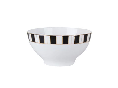 Kasa Porland Palms 04ALM005383, 16 sm, farfor, ağ/qara — Bakı