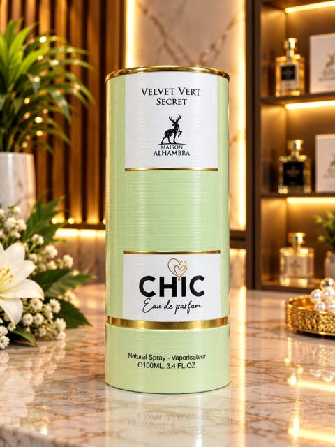No Brand Chic Velvet Vert Secret qadınlar üçün ətir suyu 100 ml — Bakı