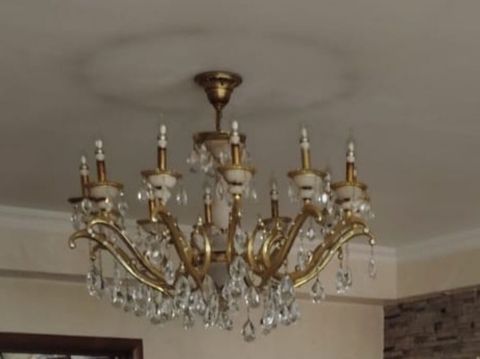 12 şamdanlı listur mərmərdən 350 manat ünvan Tri karona Yasamal — Bakı