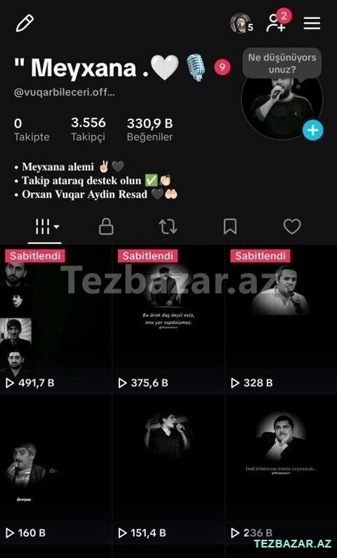 Tiktok hesabı — Sumqayıt