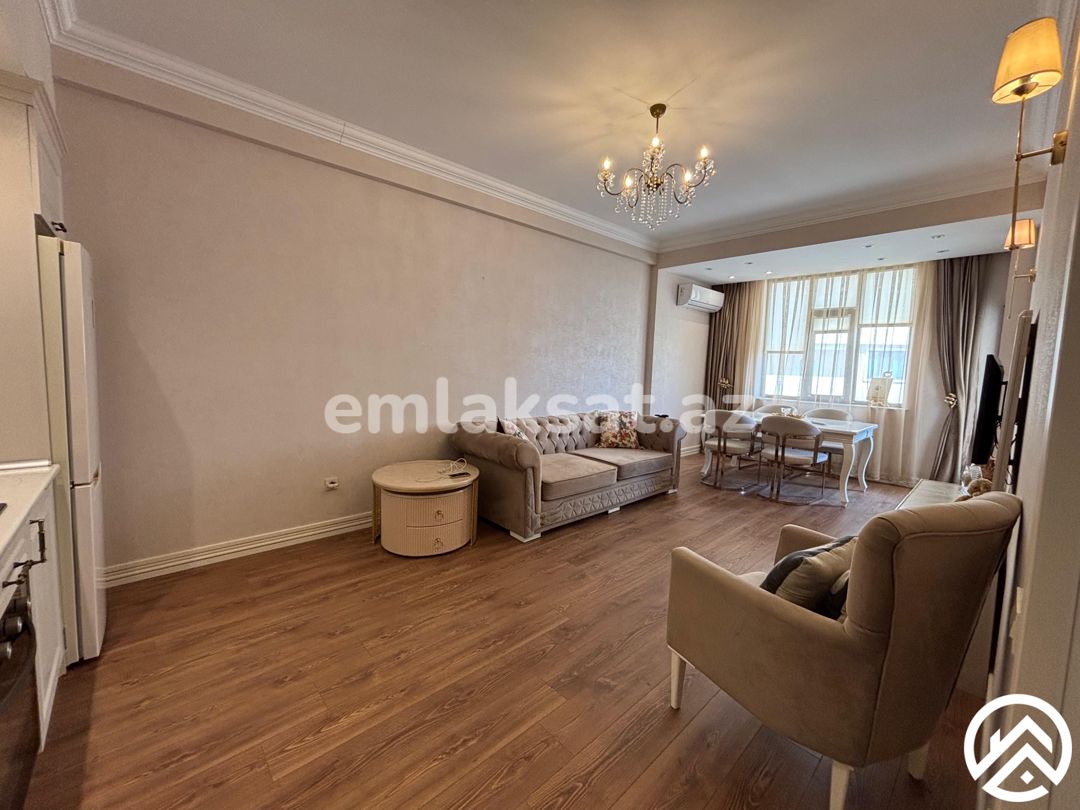 Satılır 2 otaq yeni tikili 70 m², Gənclik metrosu — Mənzil, Bakı (8)