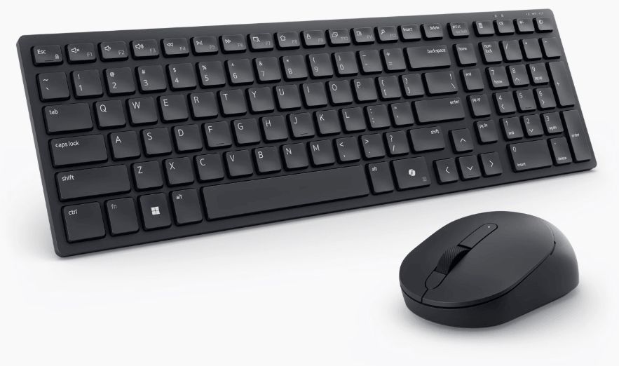 Klaviatura Mouse dəsti Dell Pro Compact Silent Keyboard and Mouse - KM555 - English (Qwerty) 580-BBVZ — Kompüterlər və noutbuklar, Bakı