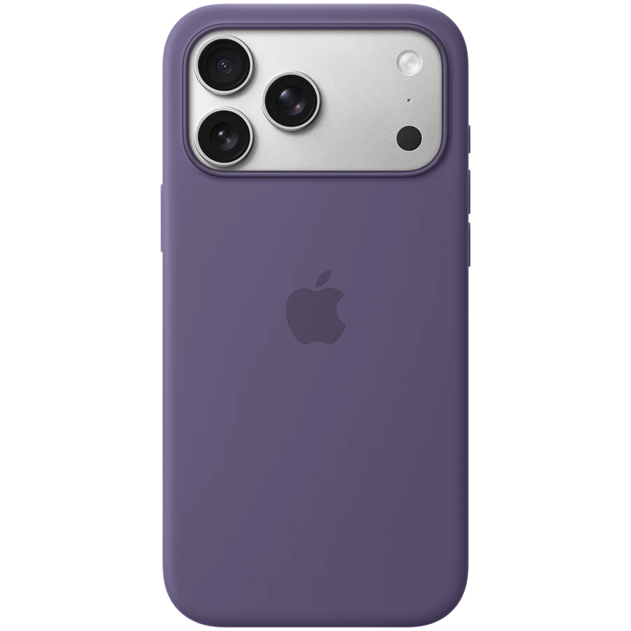 Silikon qoruyucu örtük Apple MagSafe ilə iPhone 17 Pro Max üçün, Purple Fog — Bakı