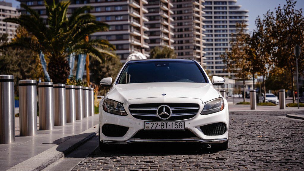 Mercedes C 300, 2.0 L, 2017 il, 119 500 km — Avtomobillər, Bakı (4)