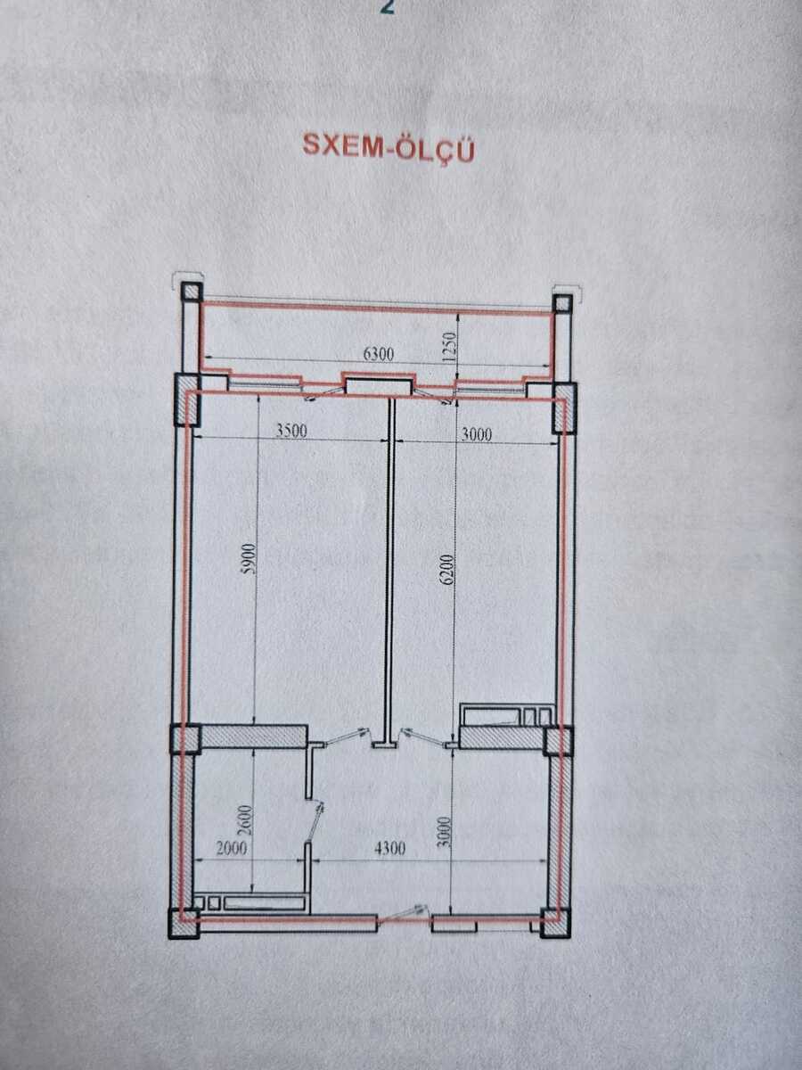 Satılır 2 otaqlı yeni tikili 72 m² — Mənzil, Bakı (2)