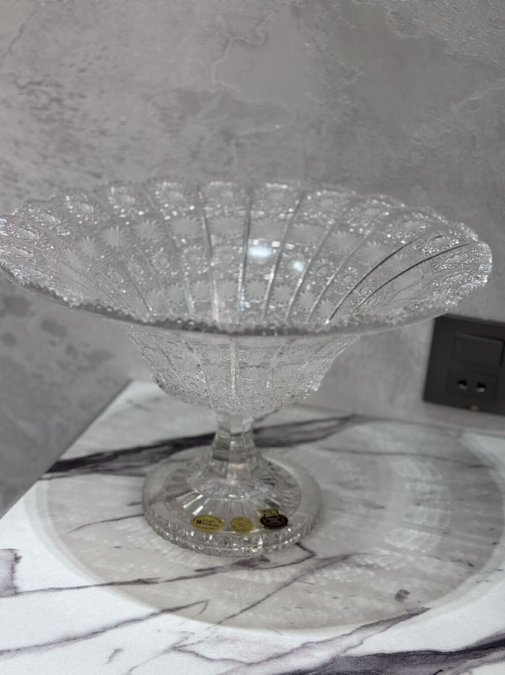 Bohemia kristal süfrə dəsti - Marka: Bohemia (Çexiya istehsalı) — Qablar və mətbəx əşyaları, Digah (9)