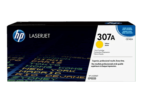 Kartric - HP 307A Yellow Original LaserJet Toner Cartridge CE742A — Bakı