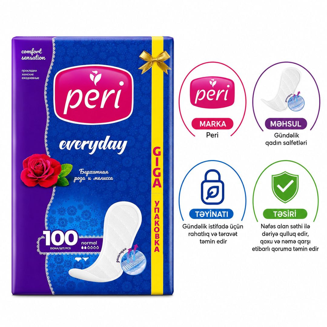 Gündəlik bezlər Peri Everyday Normal, 100 əd — Mallar, Bakı