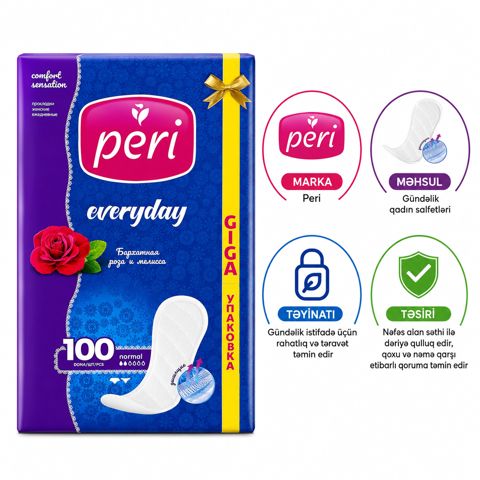 Gündəlik bezlər Peri Everyday Normal, 100 əd — Bakı