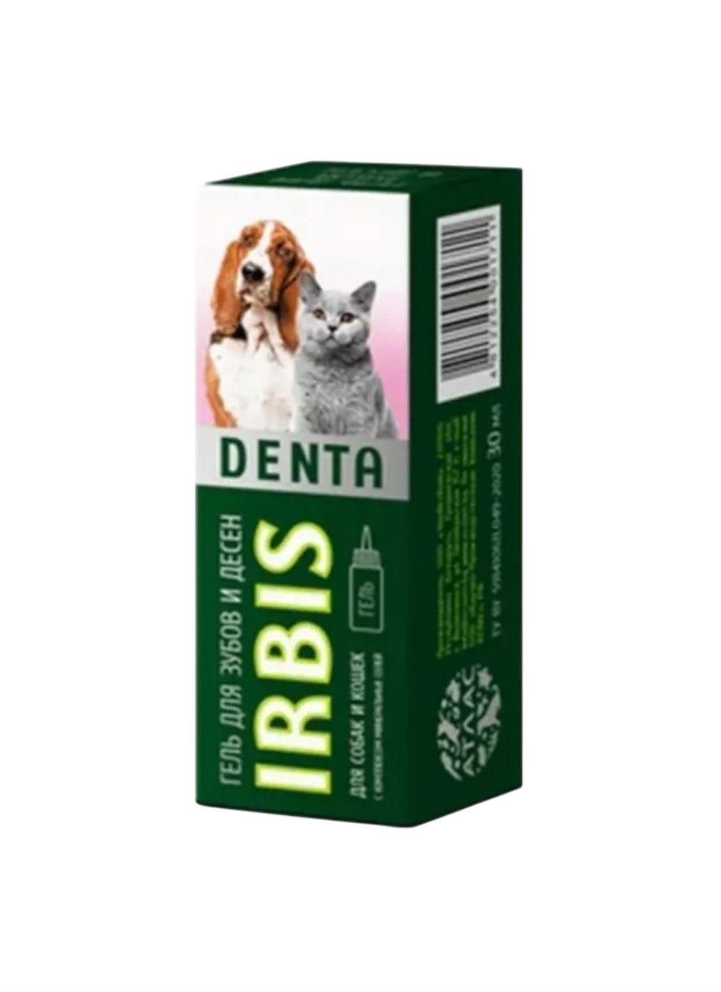 Diş və diş əti geli Irbis Denta pişiklər və itlər üçün, 30 ml — Mallar, Bakı