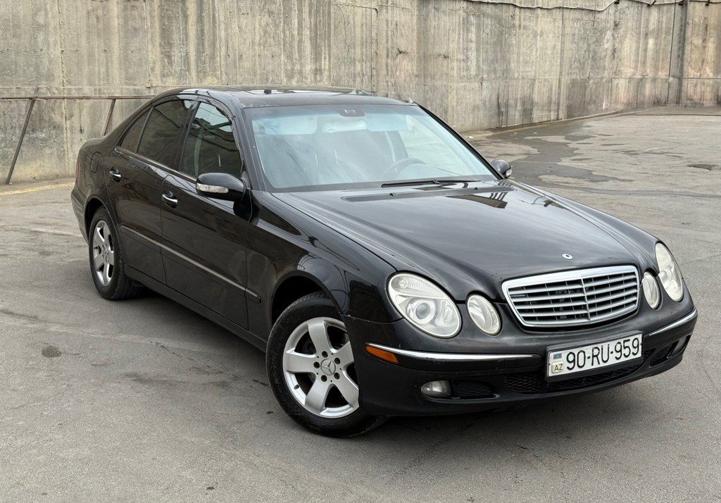 Mercedes E 320 4MATIC, 3.2 L, 2004 il, 248 000 km 90-RU-959 — Avtomobillər, Bakı (5)