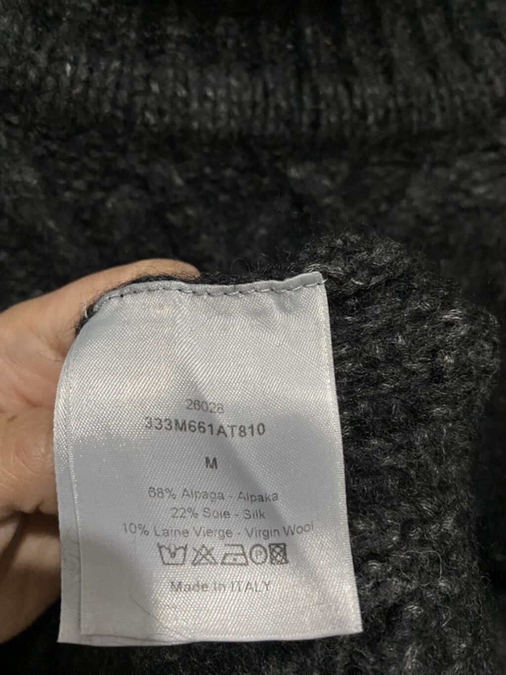Sviter, Dior, M, rəng - Boz — Cempyer və sviter, Bakı (2)