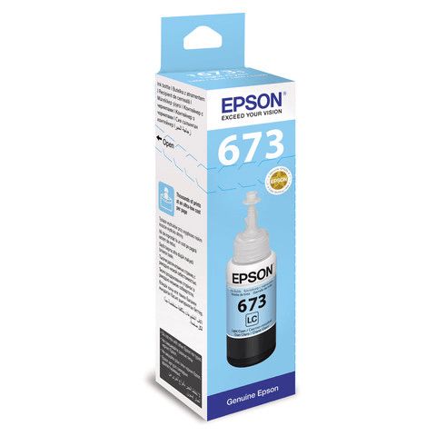 Epson Kartric L800 Light Cyan ink bottle 70ml C13T67354A — Printerləri, Bakı